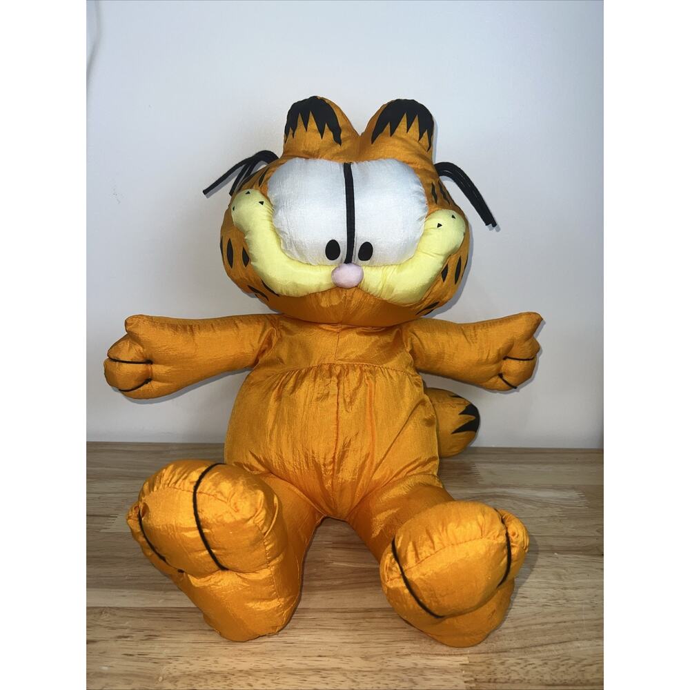 Vintage Garfield Nylon Cast Of Characters Plush 18” Spencer Gifts